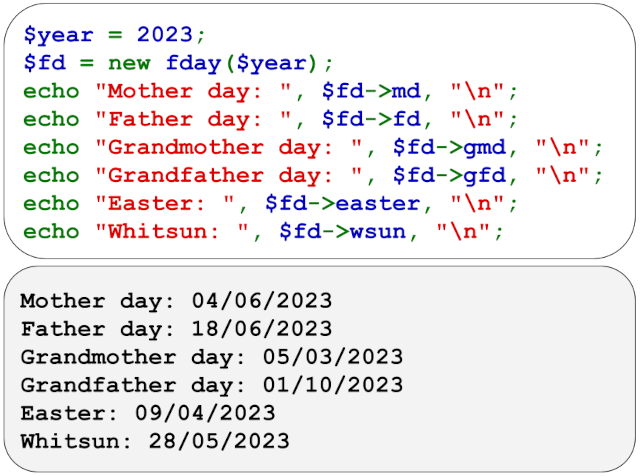 PHP Holidays for Family Members